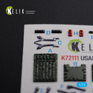 KELIK K72111 F-15E interior 3D decals for Academy kit 1/72 – imagen 11