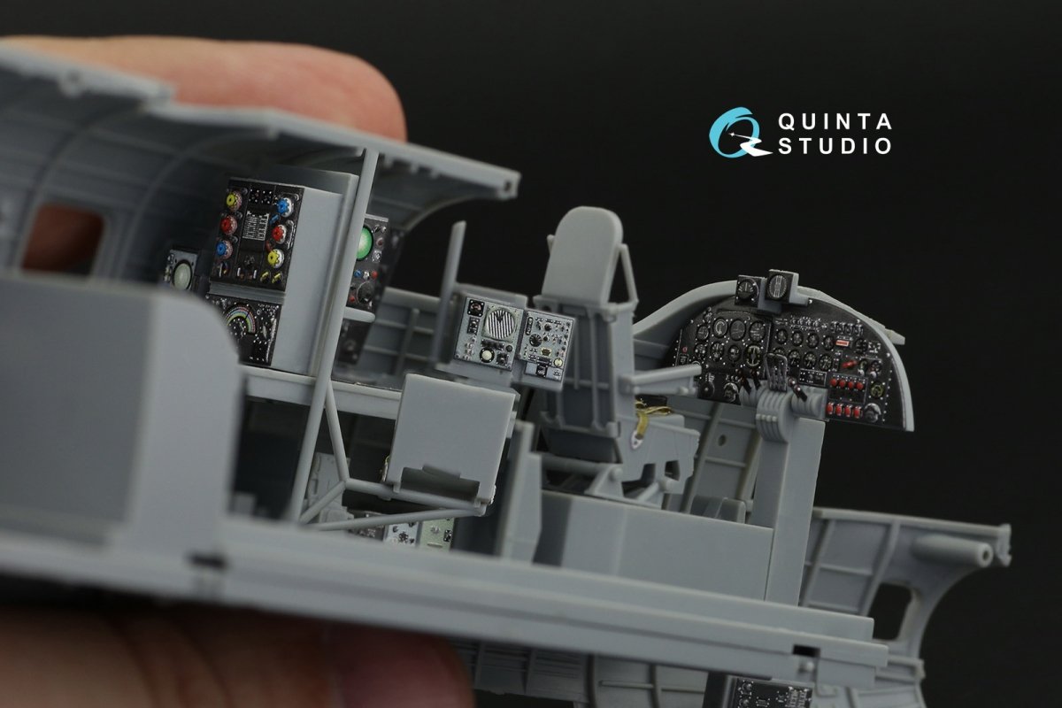 Intérieur imprimé en 3D et coloré sur papier décalcomanie Quinta Studio QD48248 Lancaster B Mk.I (HK Models) 1/48 – image 3