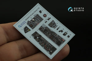 Quinta Studio QD32036 F-4D 3D-Printed &amp;amp; colored Interior on decal paper (Tamiya) 1/32 – image 12