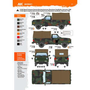AK Interactive AK35031 M1008 TROOP CARRIER WITH TARP 1/35 – immagine 16