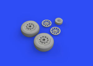 Roues Eduard 648512 P-51D, finition losange, échelle 1/48, EDUARD