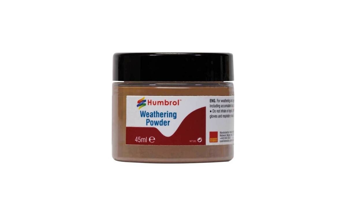 Poudre de vieillissement Humbrol AV0018 - Rouille claire 45 ml