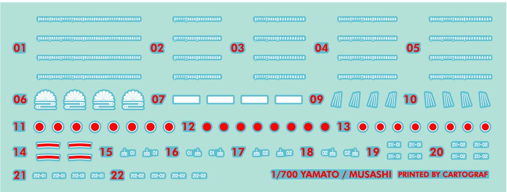 Pontos 70002R1 IJN Battleship Yamato 1945 (New Tool Full Hull ) 1/700 – Bild 5