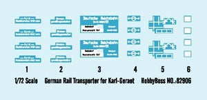 Hobby Boss 82906 German Rail Transporter for Karl-Geraet 1/72 – Bild 3