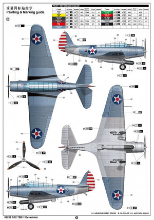 Trumpeter 02226 Douglas TBD-1 Devastator 1/32 – Bild 6