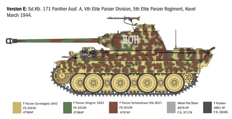 Italeri 0270 SD.KFZ. 171 PANTHER AUSF. A 1/35 – Bild 11