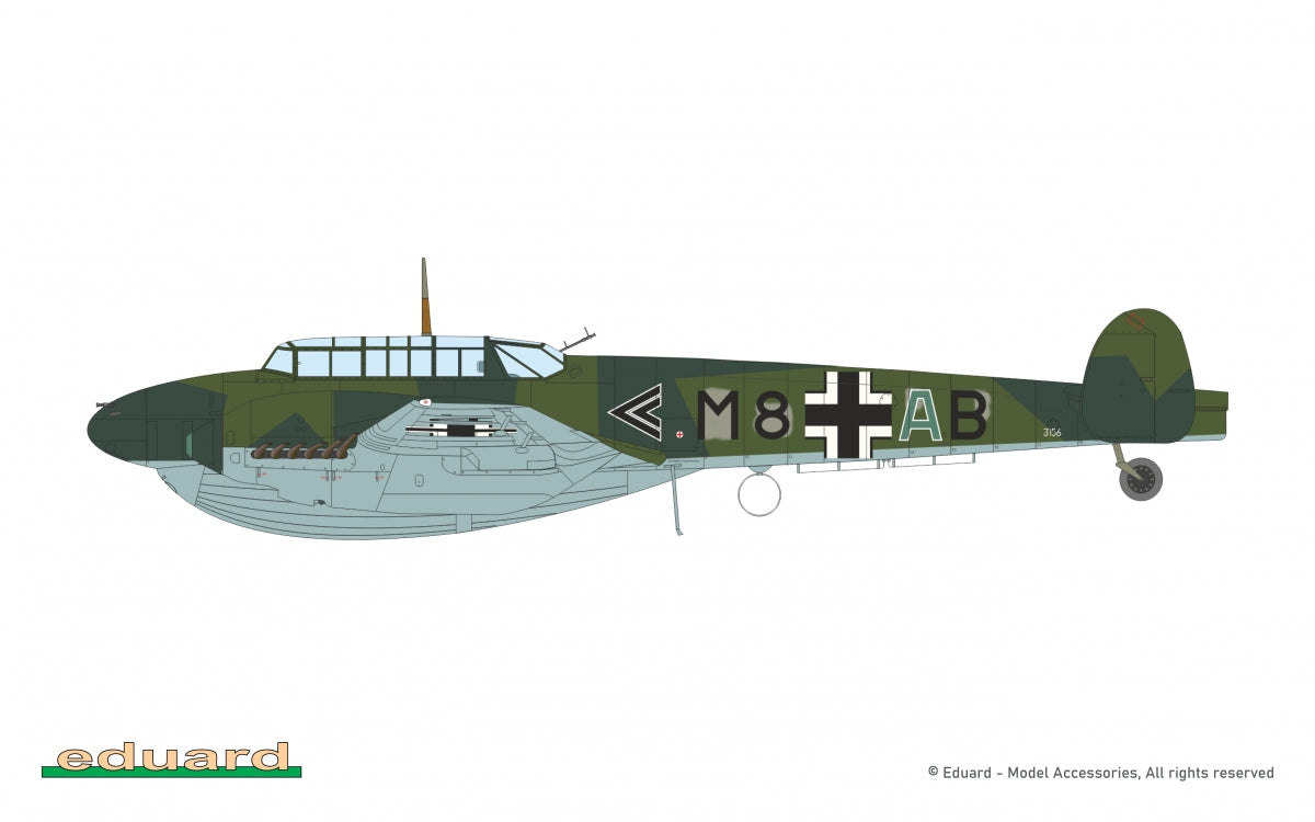 Eduard 8409 Bf 110D 1/48 – image 6