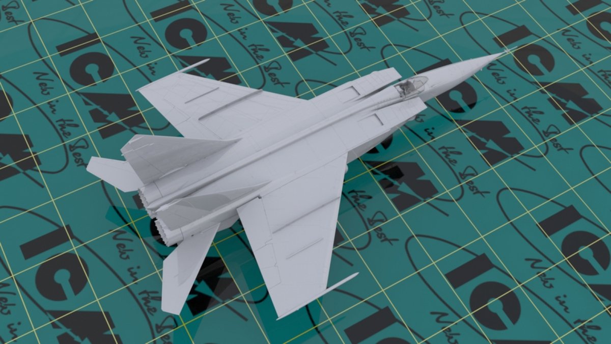 ICM 72172 MiG-25 RBT, Soviet Reconnaissance Plane 1/72 – immagine 3