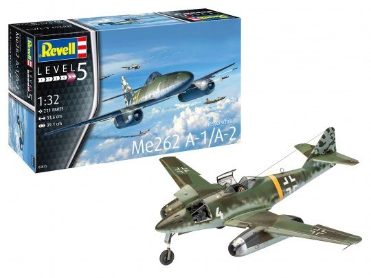 Revell 03875 Me262 A-1 Jetfighter 1/32 – immagine 2