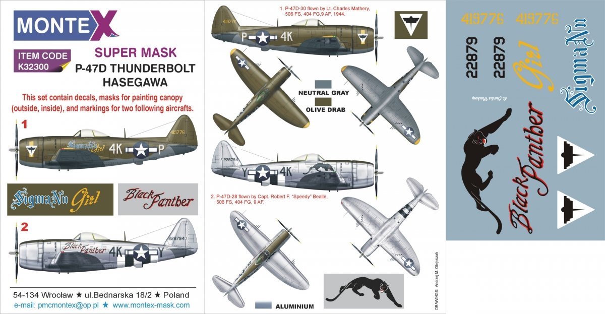 Montex K32300 P-47D 1/32