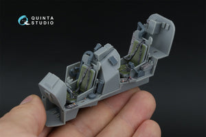 Quinta Studio QD+35153 AH-1W 3D-Printed &amp;amp; coloured Interior on decal paper (Trumpeter) (with 3D-printed resin parts) 1/35 – immagine 4