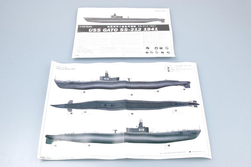 Trumpeter 05905 USS GATO SS-212 1941 1/144 – zdjęcie 2