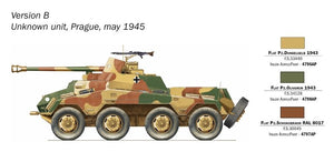 Italeri 7047 Sd. Kfz. 234/4 1/72 – imagen 6