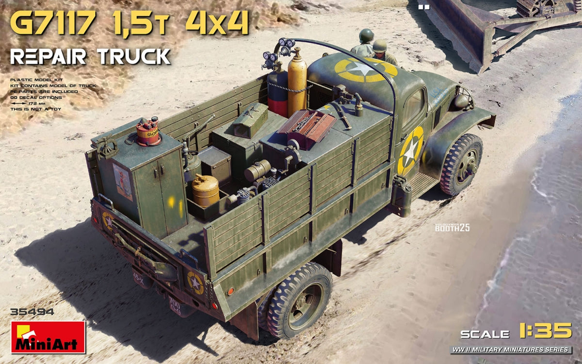 MiniArt 35494 G7117 1.5T 4x4 Repair Truck 1/35