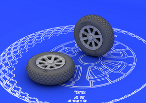 Eduard 648102 F6F wheels 1/48 (EDUARD) – Bild 2