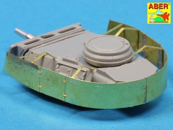 Aber 72A10 Osłony wieży do PzKpfw III / Turret skirts for PzKpfw III 1/72 – Bild 5