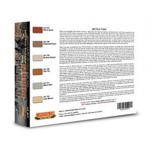 Lifecolor CS31 Acrylic paint set Debris and Rubbles 6x22ml – Bild 2
