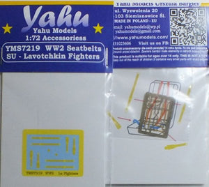 Yahu YMS7219 WWII Soviet Seatbelts (Ławoczkin) 1/72