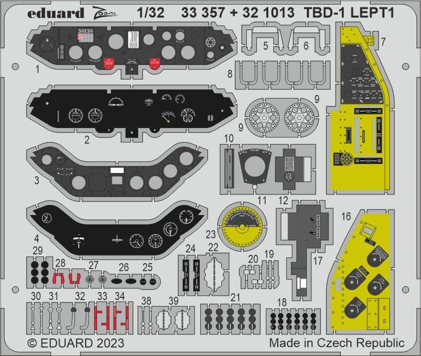 Eduard BIG33157 TBD-1 TRUMPETER 1/32 – zdjęcie 4