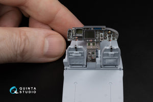 Quinta Studio QD+48483 Lynx HMA8 3D-Printed &amp; coloured Interior on decal paper ( Airfix )( with 3D-printed resin parts ) 1/48