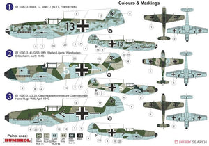 Maquette AZ7661 Messerschmitt Bf 109E-3 Bataille de France 1/72 – image 4