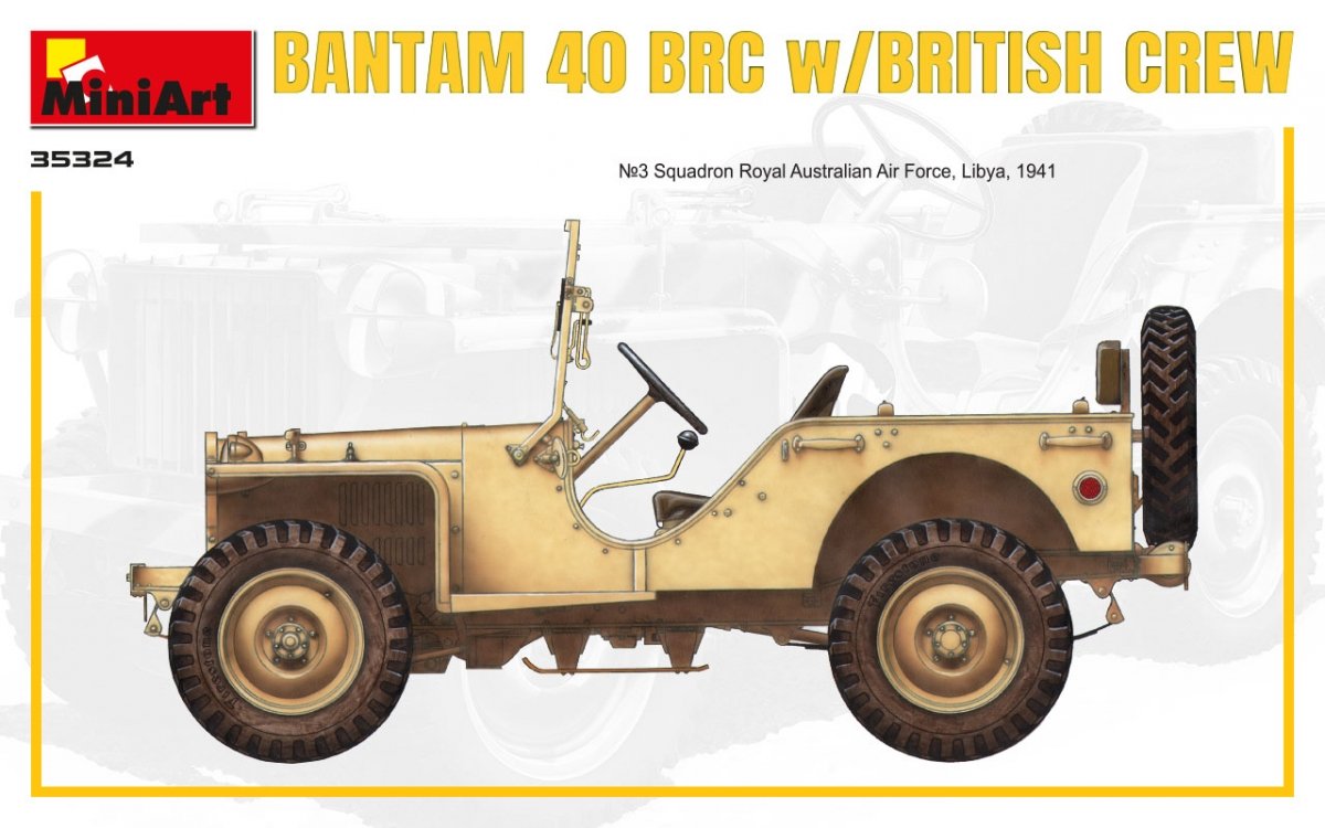 MiniArt 35324 BANTAM 40 BRC avec équipage britannique. Édition spéciale 1/35 – image 5