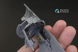Intérieur imprimé en 3D et coloré sur papier décalcomanie Quinta Studio QD32040 F4U-1A Corsair (pour maquette Tamiya) 1/32 – image 7