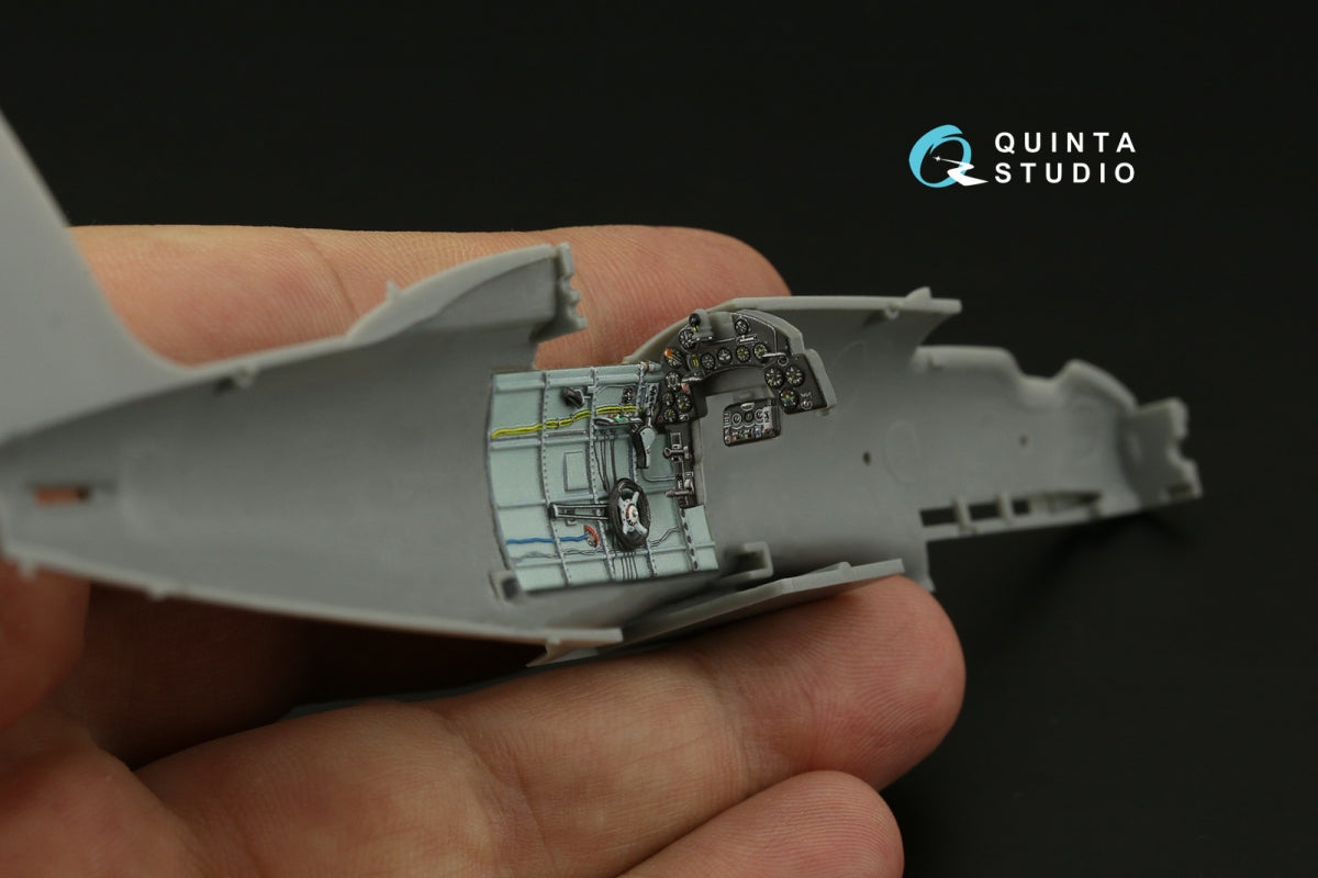 Quinta Studio QD48390 Macchi C.202 Folgore Late 3D-Printed &amp;amp; coloured Interior on decal paper (Hasegawa/Eduard) 1/48 – Bild 8