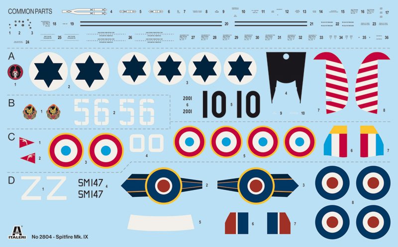 Italeri 2804 Spitfire Mk. IX 1/48  – image 3