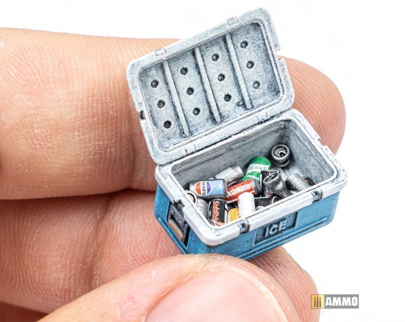 Liang 0414 3D-Print Model Mini Bar &amp;amp; Freezer 1/35 – immagine 5