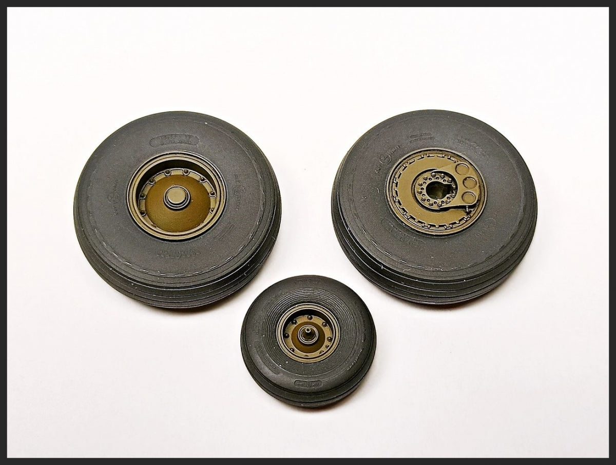 Clear Prop! CPA35002 CH-54A Tarhe wheels set for ICM kit 1/35 – zdjęcie 6