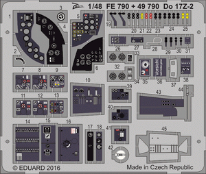 Eduard FE790 Do 17Z-2 ICM 1/48