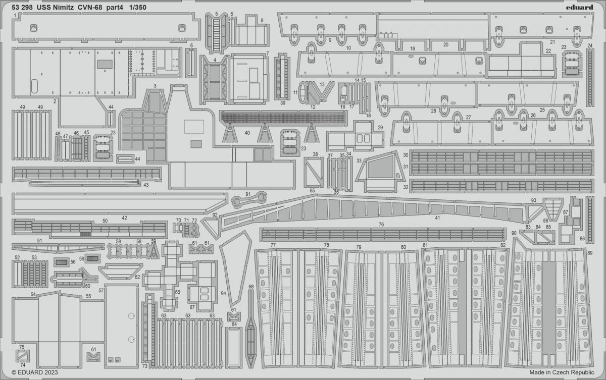 Eduard BIG5370 USS Nimitz CVN-68 PART II TRUMPETER 1/350 – Bild 2