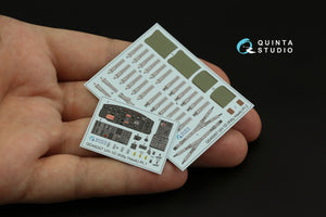 Quinta Studio QD48267 UH-1D 3D-Printed coloured Interior on decal paper (KittyHawk) 1/48 – imagen 3