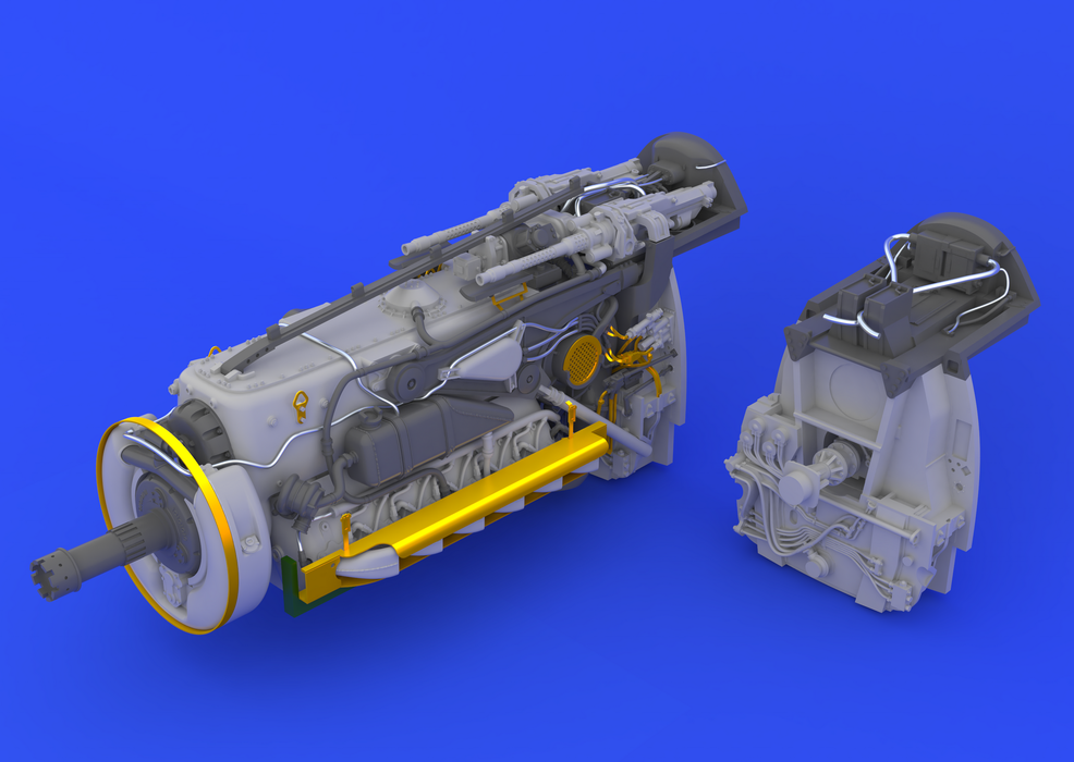Eduard 632025 Bf 109G-6 engine 1/32 (Revel) – Bild 6