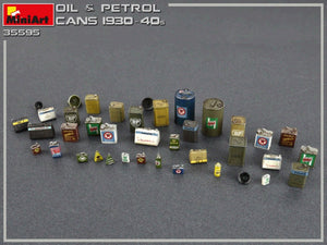MiniArt 35595 OIL &amp;amp; PETROL CANS 1930-40s 1/35 – zdjęcie 3