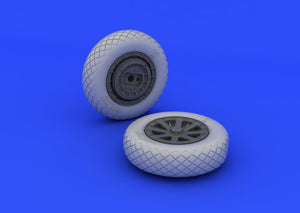 Eduard 632052 F4U-1 wheels diamond pattern 1/32 Tamiya – imagen 2