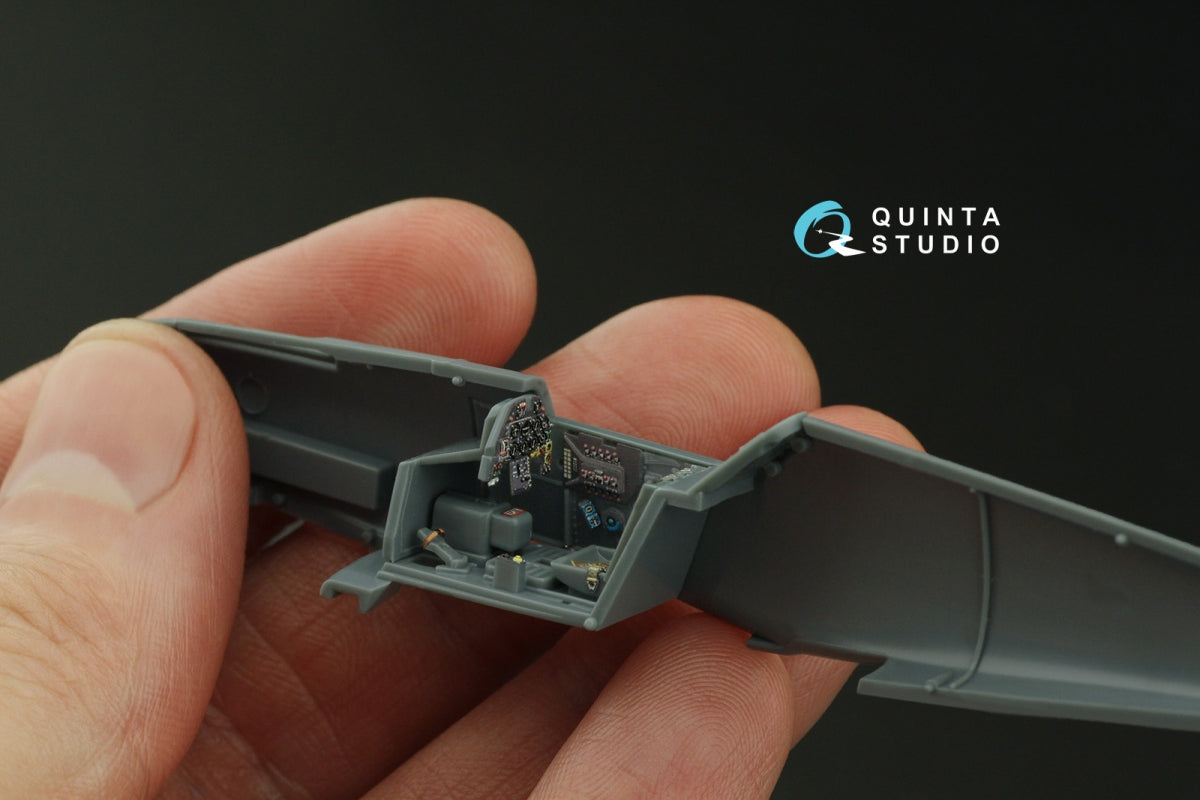 Quinta Studio QD72169 Bf 109G 3D-Printed coloured Interior on decal paper (Eduard) 1/72 – Bild 7