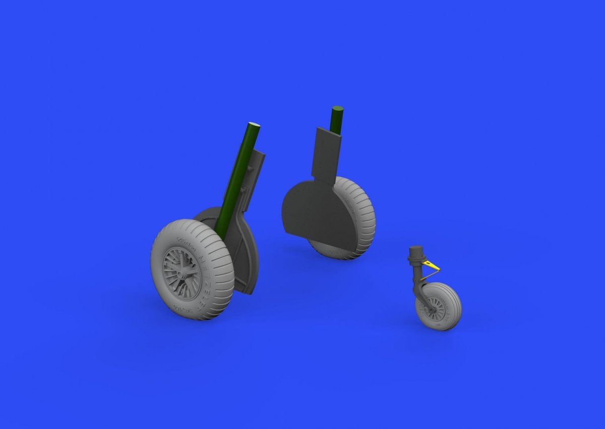 Eduard 632155 Bf 108 wheels spoked 1/32 EDUARD – Bild 2
