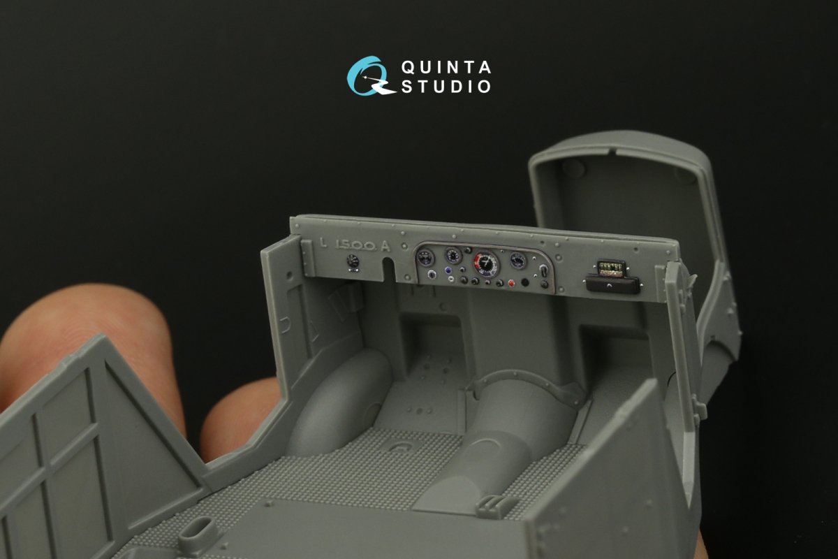 Intérieur imprimé en 3D et coloré sur papier décalcomanie Quinta Studio QD35071 Mercedes-Benz L1500A (MiniArt) 1/35  – image 10