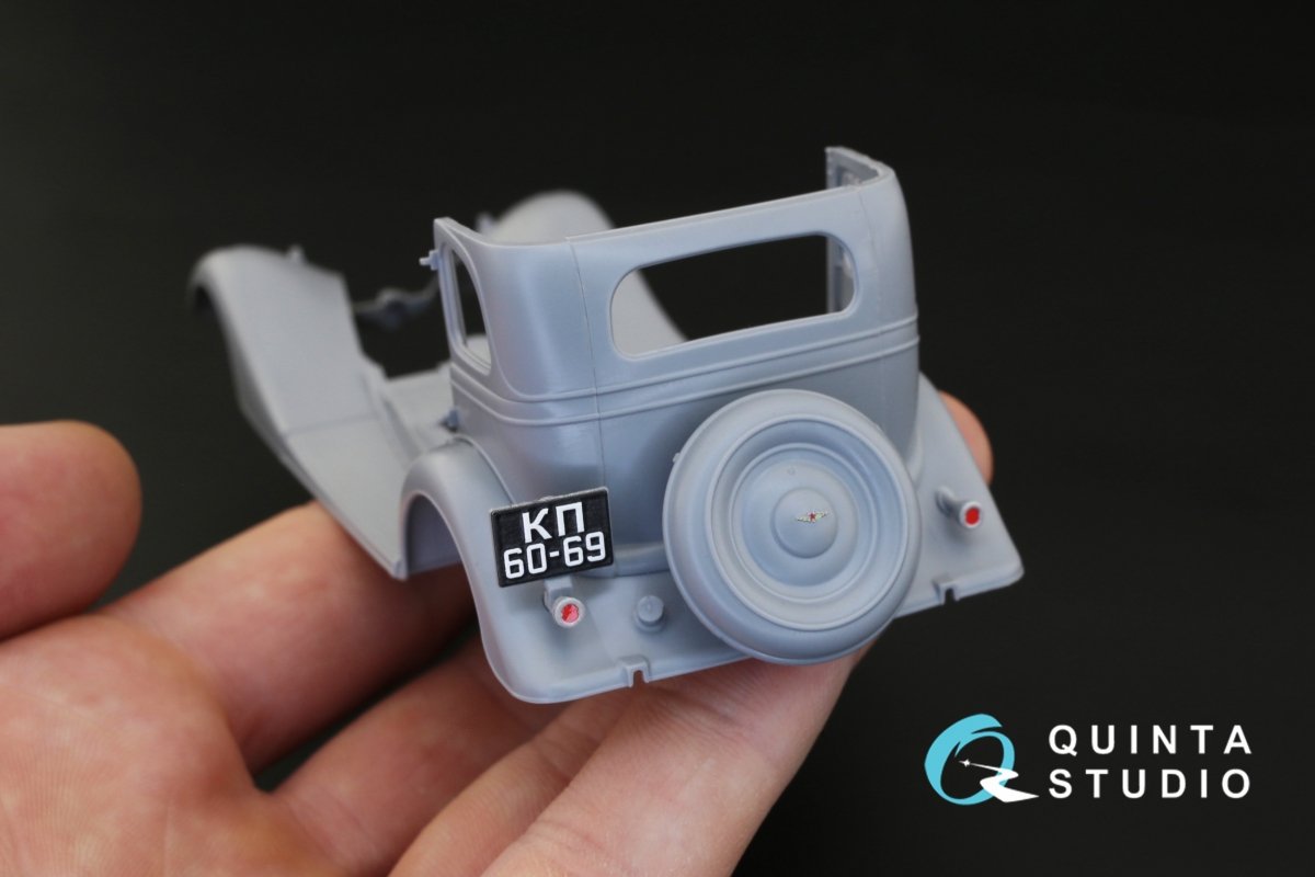 Quinta Studio QD35006 GAZ-M1 3D-Printed &amp;amp; coloured Interior on decal paper (for Zvezda kits) 1/35 – imagen 5