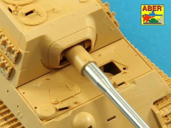Aber 48L-29 128mm PaK 44 L/55 gun barrel for Sd.Kfz.186 Jagdtiger 1/48 – image 7