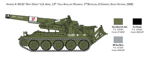 Italeri 6574 M110 Self Propelled Howitzer 1/35 – zdjęcie 3