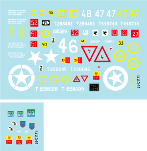 Star Decals 35-C1171 Sherman Mk V 1/35 – immagine 3