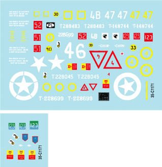 Star Decals 35-C1171 Sherman Mk V 1/35 – immagine 3