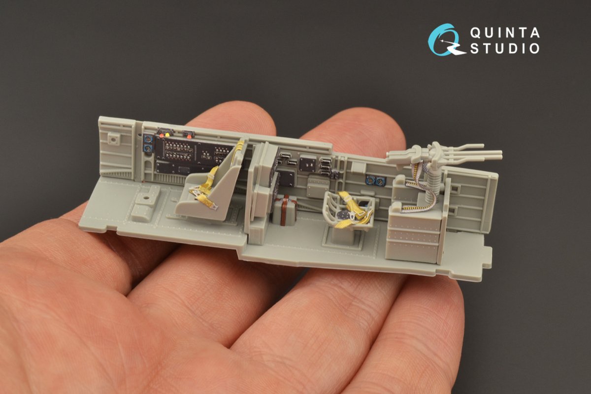 Quinta Studio QD48207 Ju 87D/G 3D-Printed &amp;amp; coloured Interior on decal paper ( Italeri ) 1/48 – Bild 5