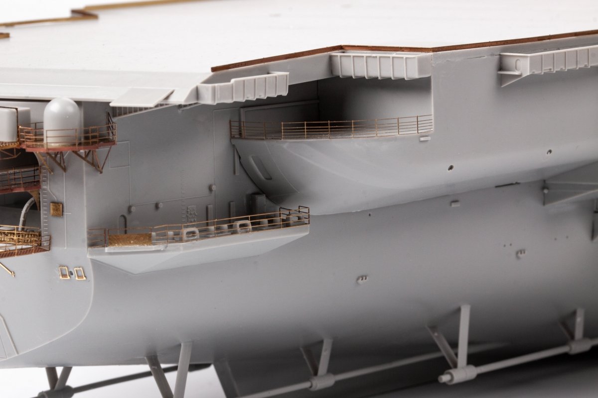 Eduard 53283 USS Constellation CV-64 part 3 - railings &amp;amp; safety nets TRUMPETER 1/350 – imagen 8