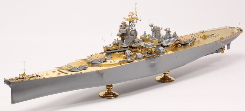 Pontos 37018F1 USS BB-63 Missouri Circa 1991 &amp;quot;Advanced&amp;quot; Detail Up Set (for TAMIYA 78029) 1/350 – immagine 2