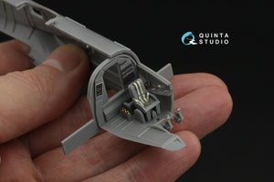 Quinta Studio QD72081 He 111 P/H 3D-Printed &amp;amp; coloured Interior on decal paper (Hasegawa) 1/72 – immagine 7