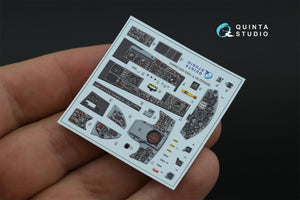 Quinta Studio QDS-32181 F-104S-ASA 3D-Printed coloured Interior on decal paper (Italeri) (small version) 1/32 – zdjęcie 7